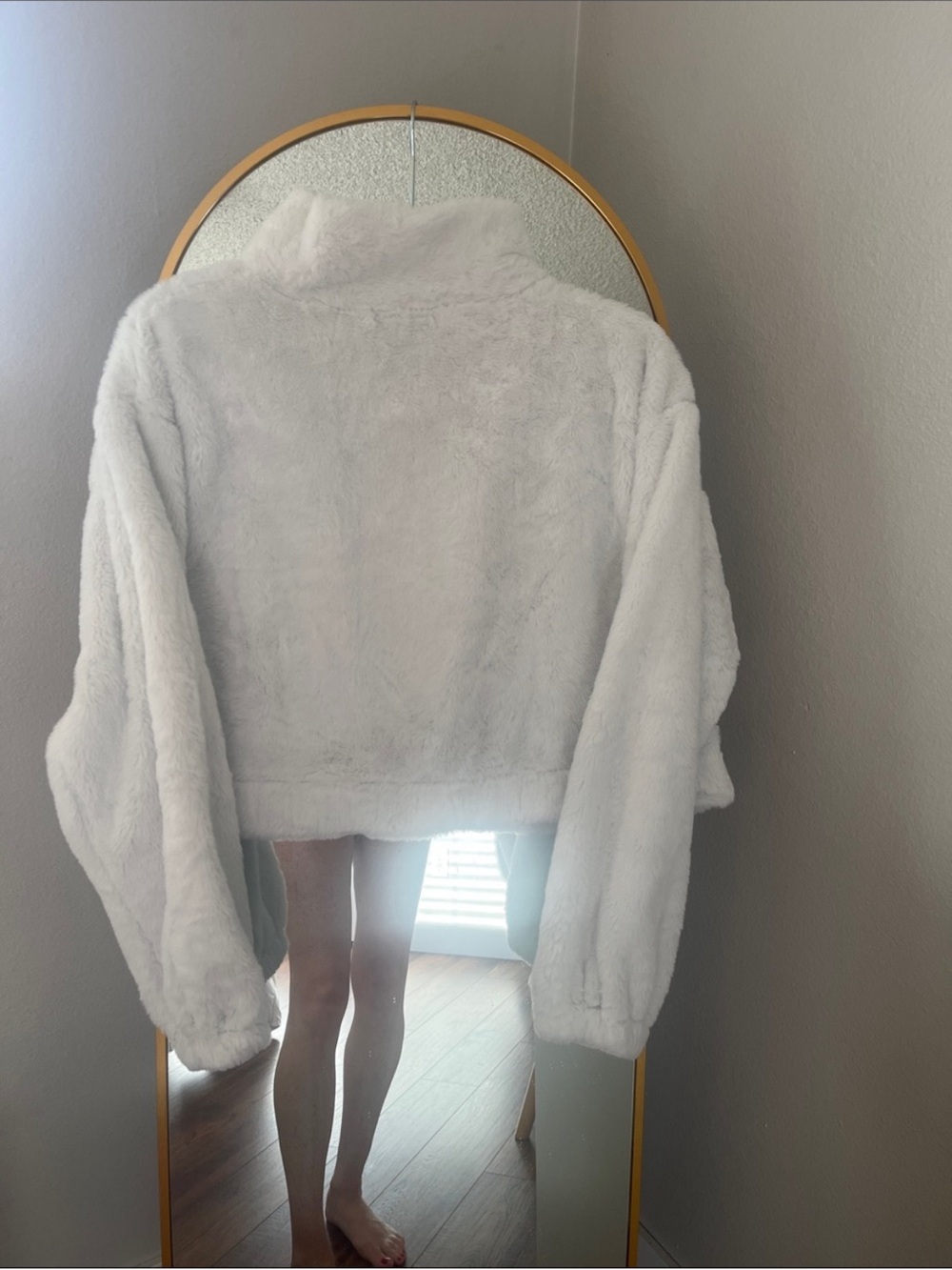 Prada white faux fur jacket - Picture 15 of 16